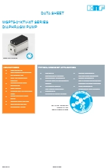 気体用インテリジェントポンプ MPG75-21KTV-XT データシート