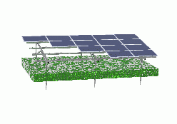 野立てアルミ架台 太陽光発電架台
