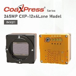 245MP(IMX811) 超高解像度 CoaXPressエリアスキャンカメラ