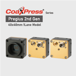 高速・高感度 CoaXPress エリアスキャンカメラ 40mm角×1Laneシリーズ