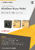 高感度・高解像度 CoaXPress エリアスキャンカメラ 60mm角×4Laneシリーズ