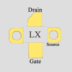 LDMOSデバイス LX2301 出力:60W／周波数:1000Mhz／利得:16dB
