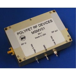 RFパワーモジュール MSMV01 出力:100W／周波数:225～1000Mhz／利得:16dB／Vdd:28V
