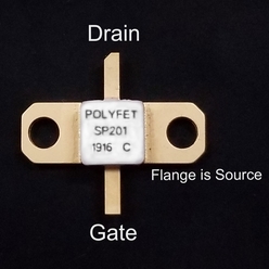 RFパワーVDMOSトランジスタ SP201 出力：4W／周波数：1000MHz／利得：10dB