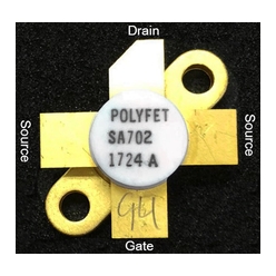 RFパワーVDMOSトランジスタ SA702 出力：50W／周波数：175MHz／利得：13dB