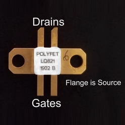 RFパワーLDMOSトランジスタ LQ821 出力：35W／周波数：500MHz／利得： 12dB