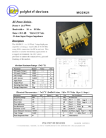 RFパワーモジュール MGDK21