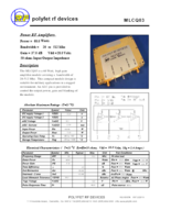 RFパワーモジュール MLCQ03