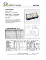 RFパワーモジュール MCCQ04 出力：15W／周波数：20-520MHz／利得：27dB／Vdd：24V