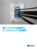 電力・プロセス産業向けケーブル・パイプ貫通部ソリューション