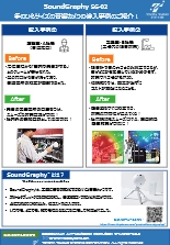小型音響カメラ SoundGraphy 導入事例