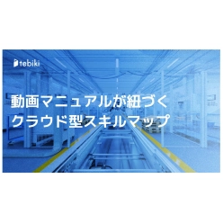 ソリューションガイド 動画マニュアルが紐づくクラウド型スキルマップ