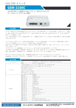マルチギガビット対応L2マネージドイーサネットスイッチ GSW-3100C