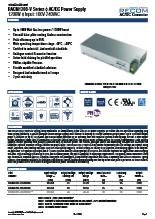 1200W ファンレスAC／DCコンバータ RACM1200-Vシリーズ