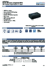 高性能DIP24 DC／DCコンバータ REC5Kシリーズ