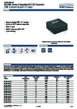 20W DC／DCコンバータ REC20Kシリーズ