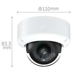 2MP 低照度カラードームカメラ Secula SCL-02DF01