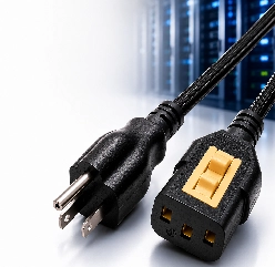 ロック付き電源コード 3Pプラグタイプ 7A／125V