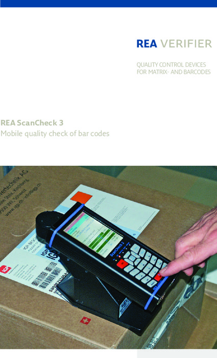 バーコード検証器 REA Check ER／REA ScanCheck 3n