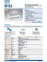 【5G・Wi-Fi・AI対応】小型エッジコンピュータ、EI-52