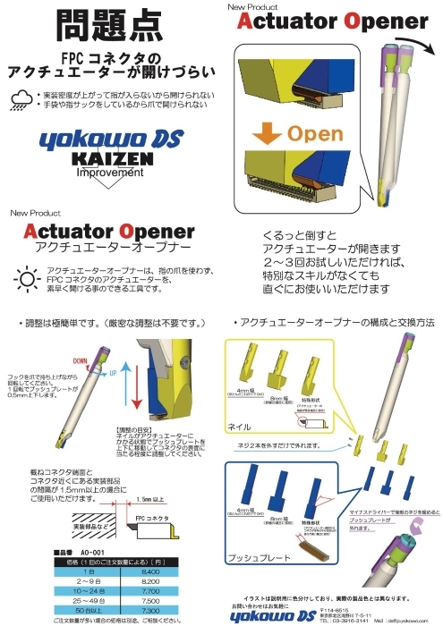 アクチュエーターオープナー