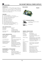 AC-DCスイッチング電源 PM150シリーズ