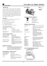 AC-DCスイッチング電源 PU110シリーズ