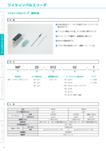 ワイヤインパルスコーダ　標準仕様　製品カタログ