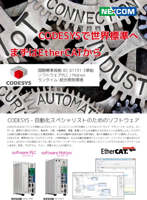 CODESYS software PLC / software Motion コントローラ