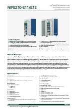 NIFE 210-E11(データシート)産業用フィールドバスコンピュータ