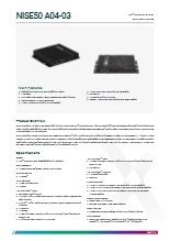 NISE 50 A04-03(データシート) 次世代ファンレス組込みシステム