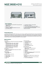 NISE 3900E-H310(データシート)　ハイエンドファンレスコンピュータ