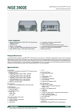 NISE 3900E(データシート)　ハイエンドファンレスコンピュータ