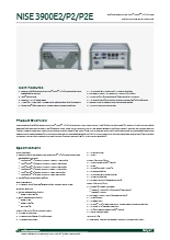 NISE 3900E2/P2/P2E(データシート) ハイエンドファンレスコンピュータ