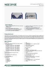 NISE 3910E(データシート)　ハイエンド産業用アプリケーション