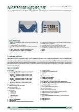 NISE 3910E16/E2/P2/P2E(データシート) ハイエンド産業用アプリケーション