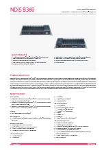 NDiS B360(データシート) デジタルサイネージプレーヤ