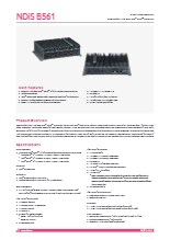 NDiS B561/B561-PoE(データシート) 広温度対応 屋外のデジタルサイネージやキオスク機器向け