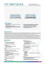 VTC 7280-7C5/-5C5 (データシート)　Intel® Core™ Ultra搭載 車載用テレマティクスコンピュータ