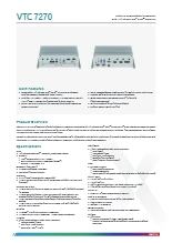 VTC 7270 (データシート)　第12 世代 Intel® Core ™ プロセッサ搭載 車載用テレマティクスコンピュータ
