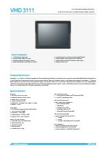 VMD 3111(データシート)　10.4 インチ車載用ディスプレイ　投影型静電容量方式(P-CAP)