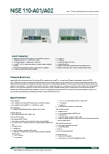 NISE 110(データシート)産業用ファンレスコンピュータ