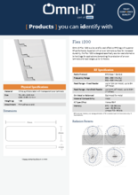 Omni-ID社 ラベル型金属対応UHFタグ Flex1200