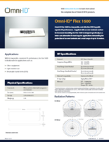 Omni-ID社 ラベル型金属対応UHFタグ Flex1600
