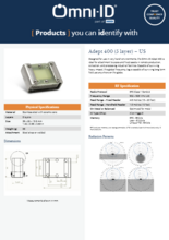 	Omni-ID社 金属対応UHFタグ Adept400 US