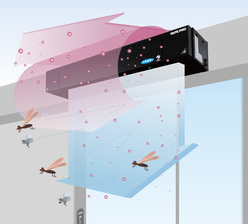 防虫エアカーテン(縦流) ACFJ909