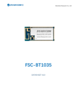 QCC3056対応Bluetooth 5.2モジュール FSC-BT1035