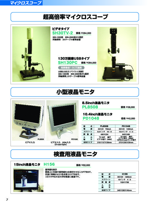 超高倍率ビデオマイクロスコープ SH30TV-2