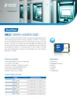 JEDEC MO-300準拠 SSD mSATA X10／XL＋