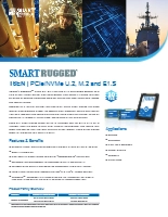 防衛、航空宇宙向け次世代SSD【SMART T6EN PCIe/NVMe U.2, M.2 2280 and E1.S SSD】